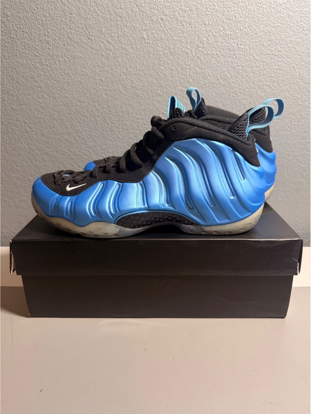 Nike Air Foamposite Pro PRM Men's Sneakers Size 8.5 Blue and